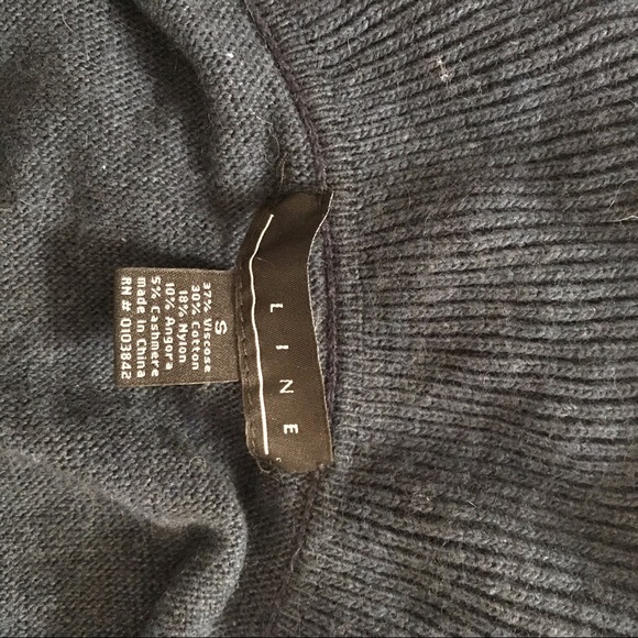 Cashmere blend angled sweater - Picture 4 of 7